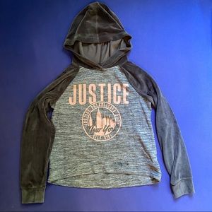 Pick any 5 for $15 Girl’s Justice Velour Hoodie Size 12